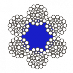 Стальной канат ГОСТ 7668-80 72 мм Г-В-Н-Р-Т-1770/180 ПП А1 — фото превью