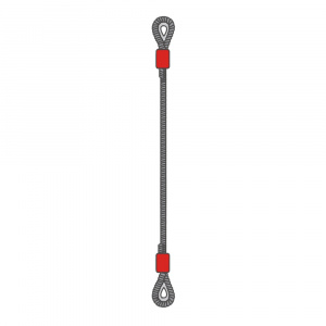 Ветвь канатная ВК 2 т, 3 м неоцинкованная — фото превью