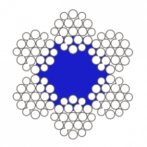 Стальной канат ГОСТ 2688-80 44,5 мм Г-В-Н-Р-Т-1770/180 ПП А1 — фото превью