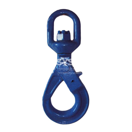 Крюк самозакрывающийся с вертлюгом на шарикоподшипнике Haklift VAKAL1078KL г/п 2,5 т, 10 класс - основное фото