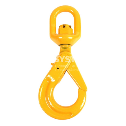 Крюк самозакрывающийся с вертлюгом на шарикоподшипнике Haklift VAKL10KL г/п 3,2 т, 8 класс - основное фото