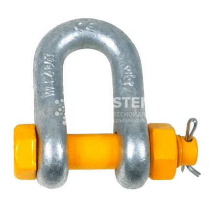 Скоба прямая с болтом и гайкой G-2150 Haklift SAK1200SLBP г/п 120 т - основное фото